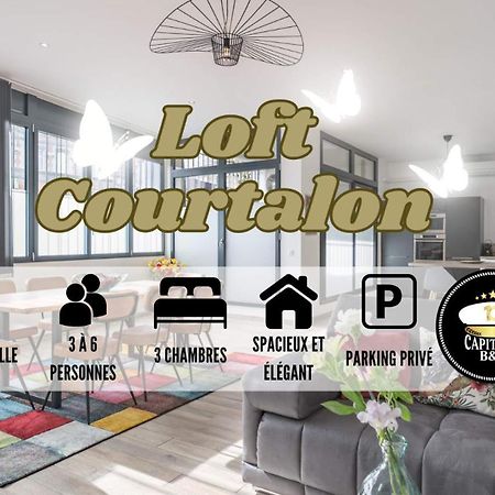 Loft Courtalon - Haut Standing - Patio - Parking Prives Lejlighed Troyes Eksteriør billede
