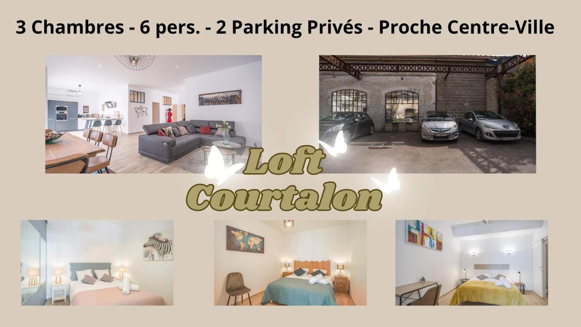Loft Courtalon - Haut Standing - Patio - Parking Prives Lejlighed Troyes Eksteriør billede