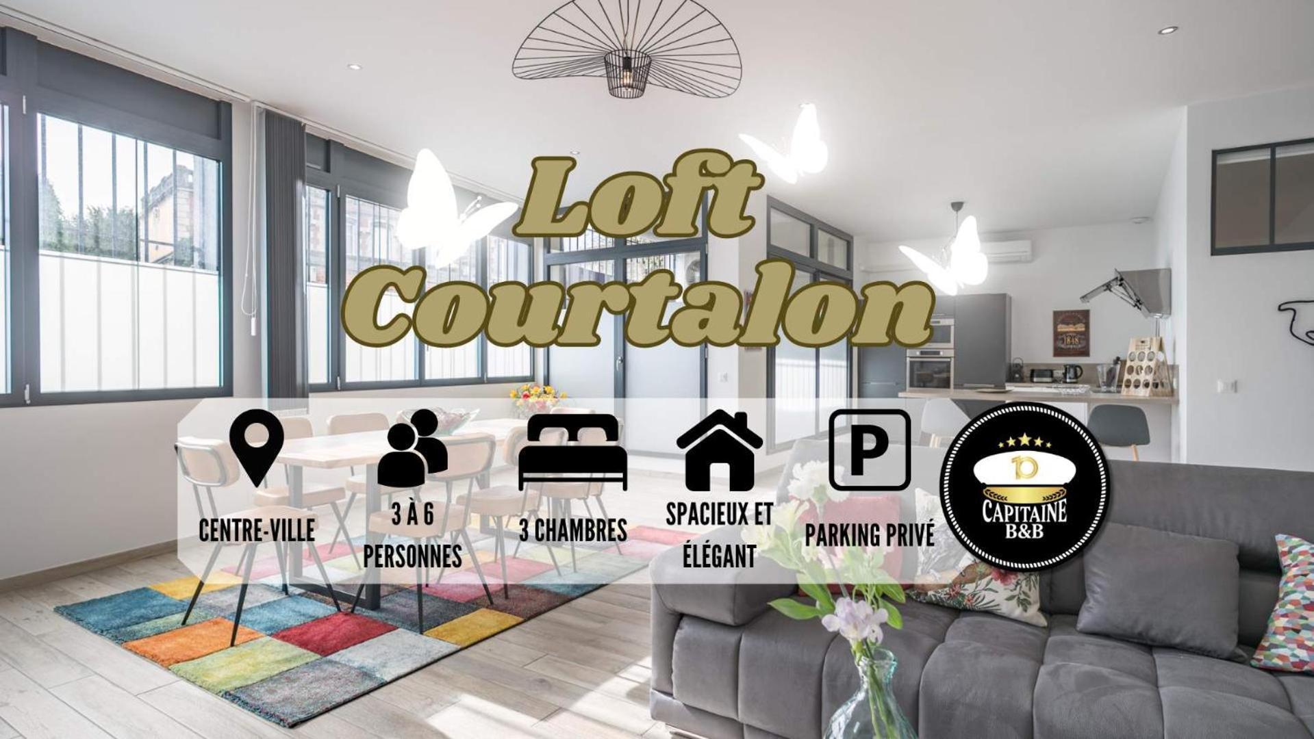 Loft Courtalon - Haut Standing - Patio - Parking Prives Lejlighed Troyes Eksteriør billede